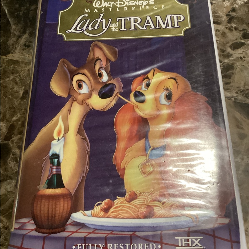 Disney Lady and the Tramp VHS